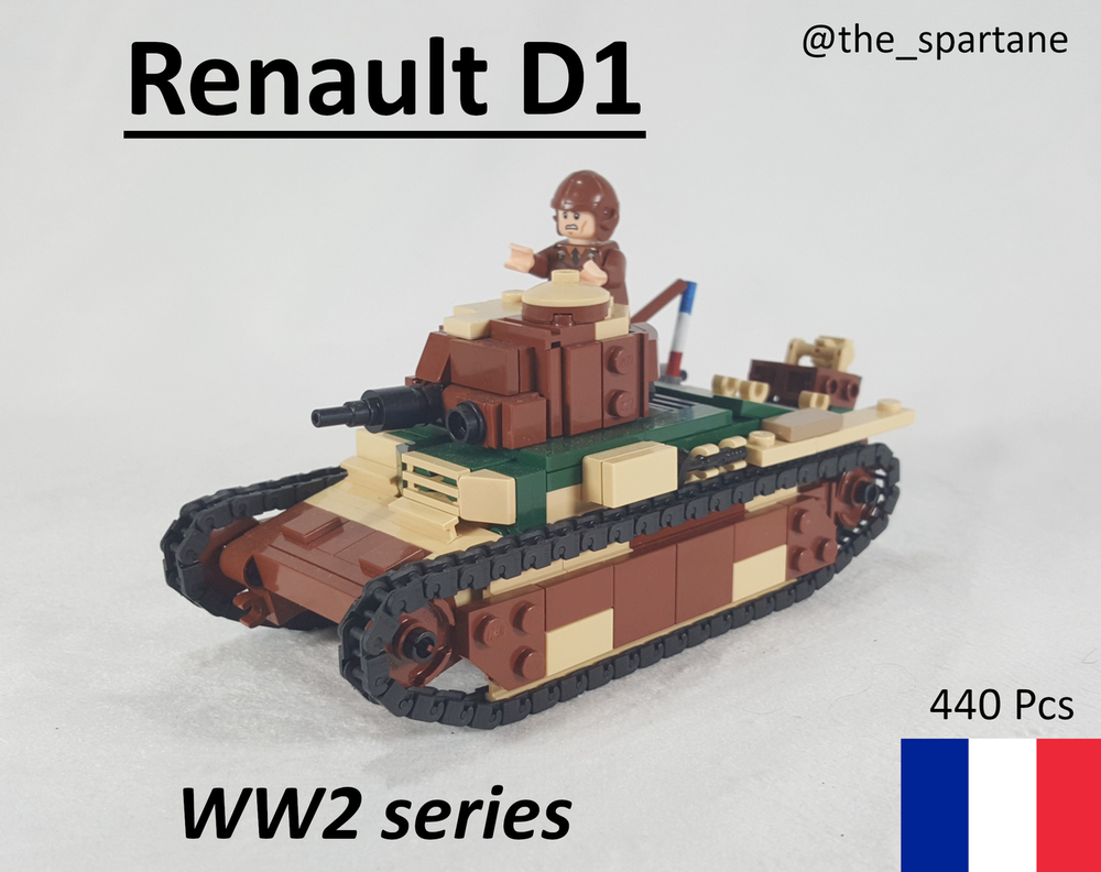 Lego Char Renault D1