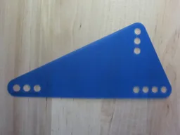 Science & Technology Panel - Triangle Small / Trans-Dark Blue
