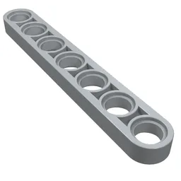 Technic Beam 1 x 7 Thin / Light Bluish Gray