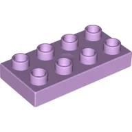 Duplo Plate 2 x 4 / Lavender