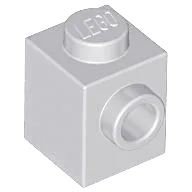 Brick Special 1 x 1 with Stud on 1 Side / Light Bluish Gray