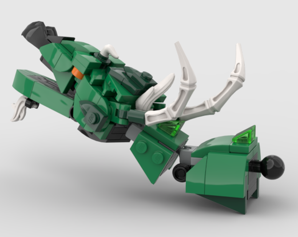Lego Legacy head and neck segments for Lloyds NRG Dragon