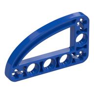 Lego Technic Beam 3 x 5 L-Shape with Quarter Ellipse Thin / Blue