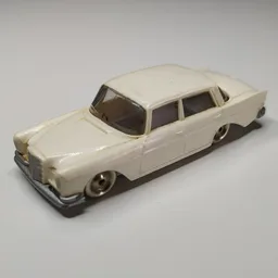 HO Scale Mercedes 220S / White