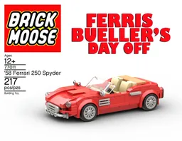BRICKMOOSE Ferris Bueller Ferrari 250 Spyder