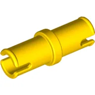 Technic Pin without Friction Ridges Lengthwise / Yellow