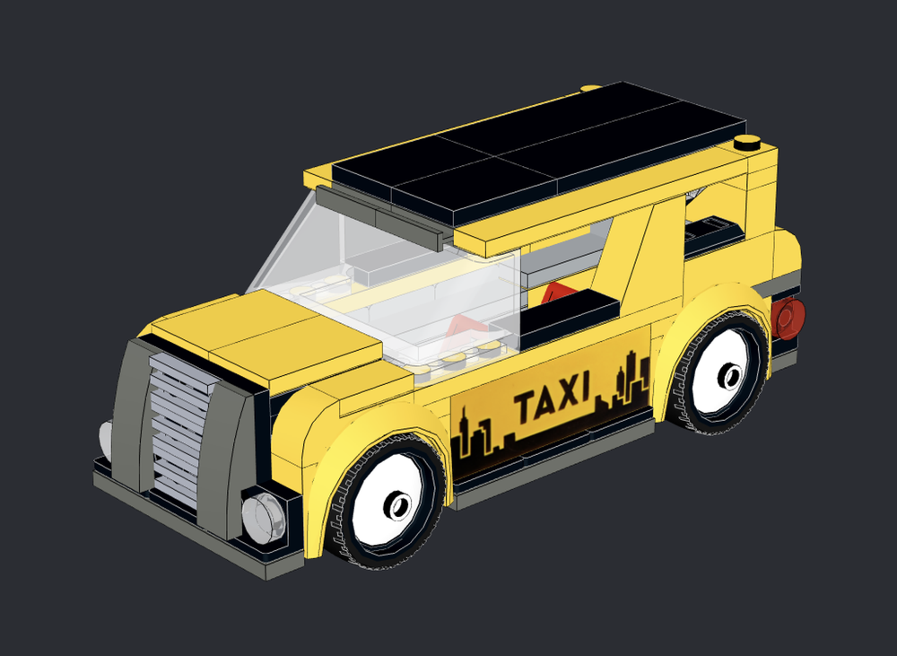 Lego Bricking amazing CITY TAXI