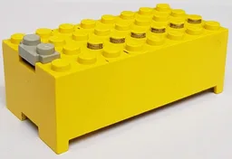 Electric 9V Battery Box Small without Battery Cover / Yellow