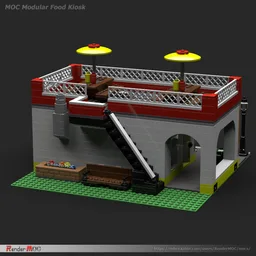 MOC Modular Food Kiosk