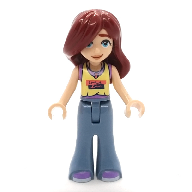 Lego Paisley - Bright Light Yellow Top, Sand Blue Pants