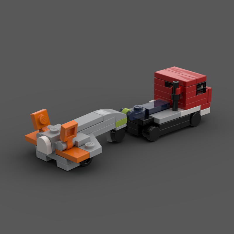 Lego ISRO RLV-TD Landing Experiment LEX (1:110 Saturn V Scale)