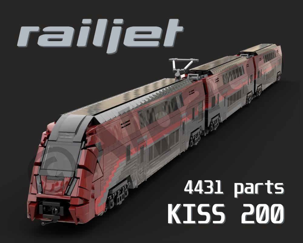 Lego railjet KISS 200