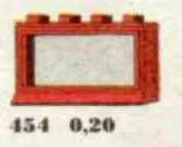 1 x 4 x 2 Window, Red or White