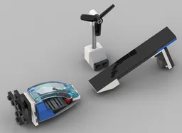 Sports hovercraft, ramp, and offshore wind turbine