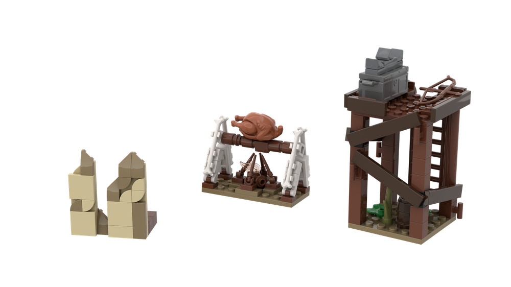 Lego Bokoblin Encampment from Zelda Breath of the Wild