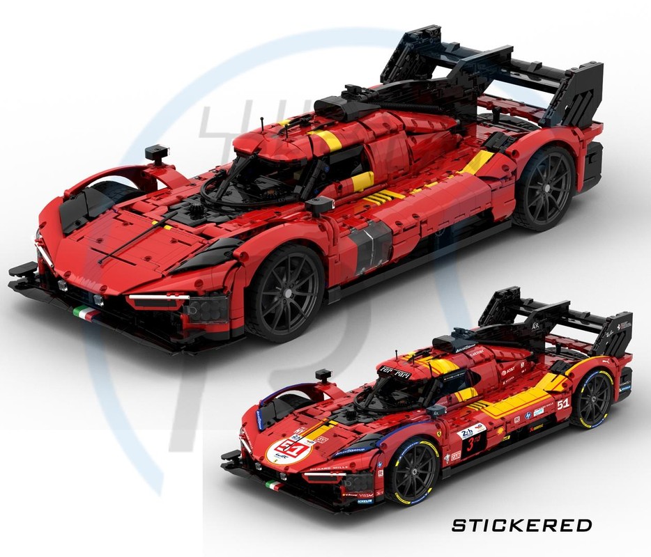 Lego Ferrar* Hypercar 499P 2025 Edition car no. 51 1:8 Scale
