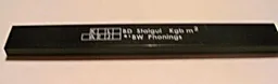 Tile 1 x 8 with 'BD Stalgul Kgb m² BW Phonings' Pattern (Sticker) - Set 7898