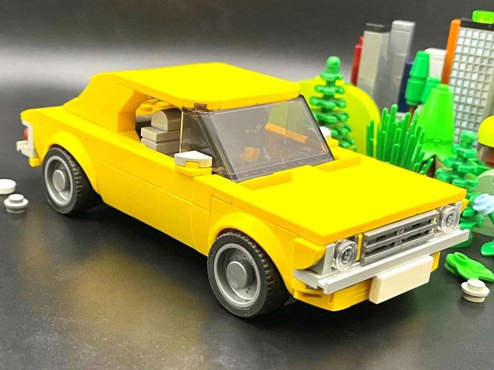 Lego Toy Corolla E20 - Yellow