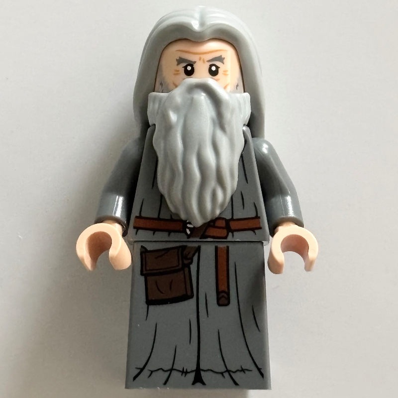 Lego Gandalf the Grey, Light Bluish Grey Hair