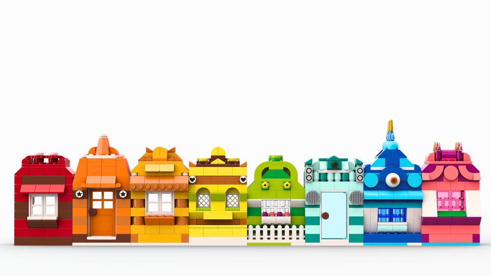 Lego 11038 Rainbow houses