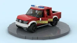 VW Amarok double cab fire truck