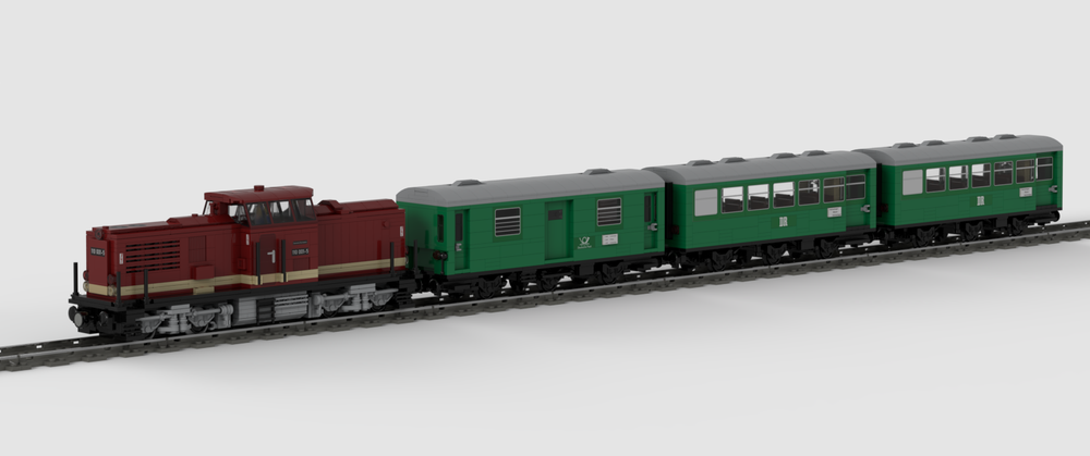 Lego MOCPACK > BR110 + “Reko” Wagons