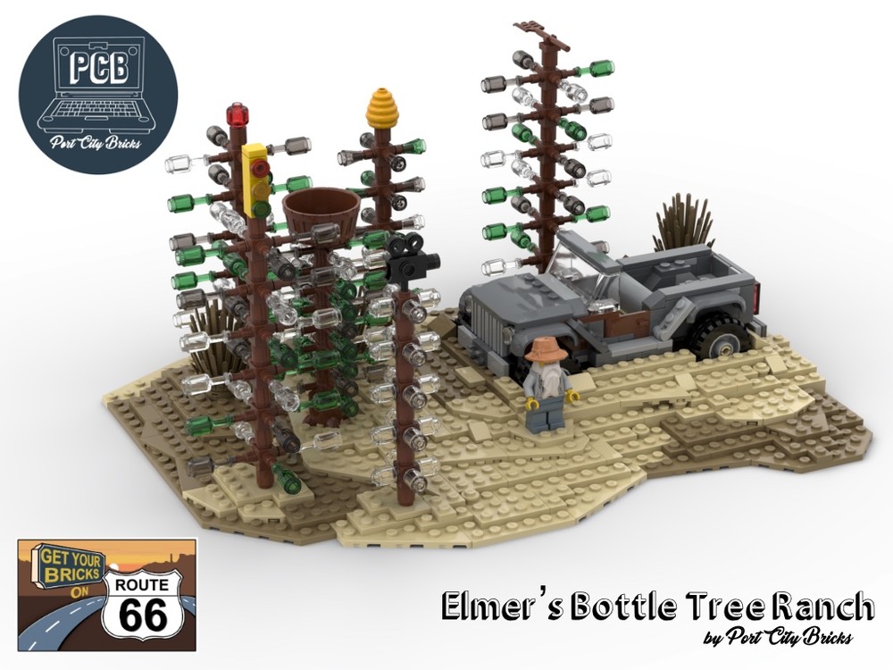 Lego Elmer's Bottle Tree Ranch - Get Your Bricks On Route 66