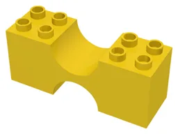 Duplo Brick 2 x 6 x 2 Double Concave