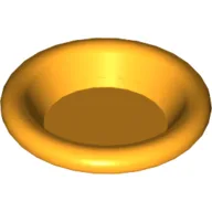 Equipment Dish / Plate / Bowl 3 x 3 [Plain] / Bright Light Orange