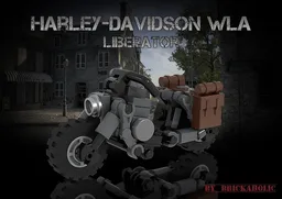 Harley-Davidson WLA Liberator Motorcycle & Sidecar - WW2 North American military