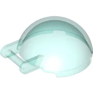 Windscreen 4 x 4 x 1 2/3 Canopy Half Sphere with Handle / Trans-Light Blue