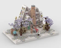 Winter Village - Display for set 10267 - Gingerbread House