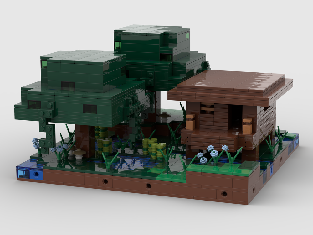 Lego Swamp Witch Hut MOC