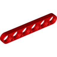 Lego Technic Beam 1 x 6 Thin / Red