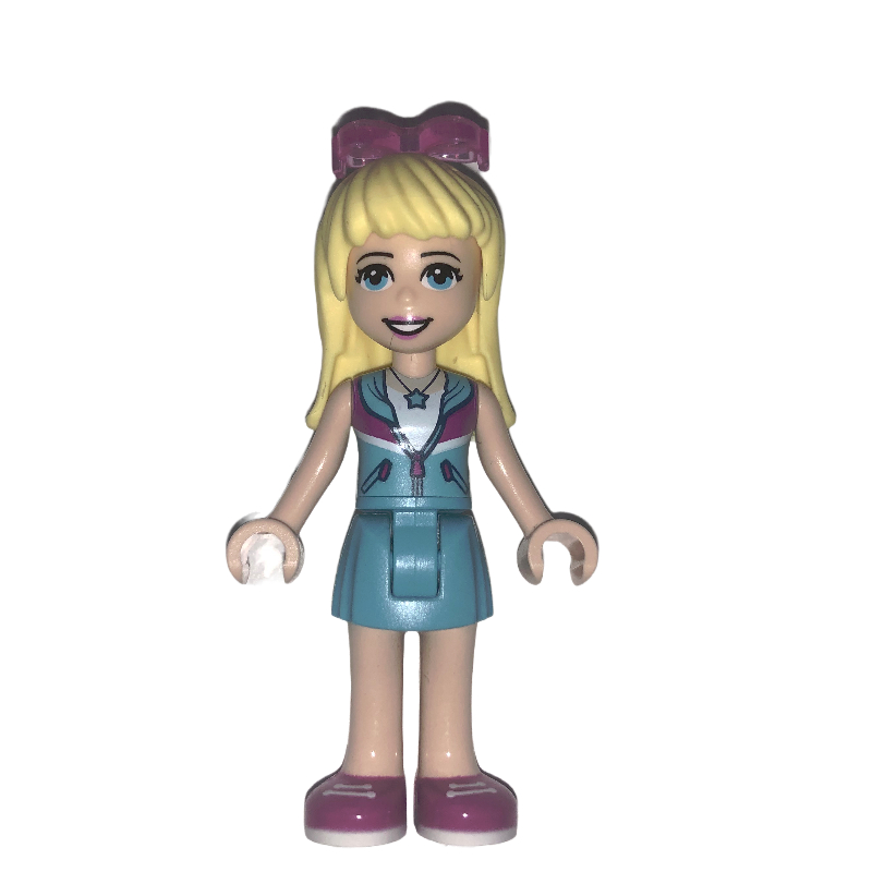 Lego Stephanie - Medium Azure Top, Medium Azure Skirt