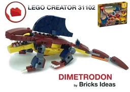 Dimetrodon - Lego Creator 31102 set