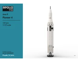 Juno II – Pioneer 4 [1:110 scale]