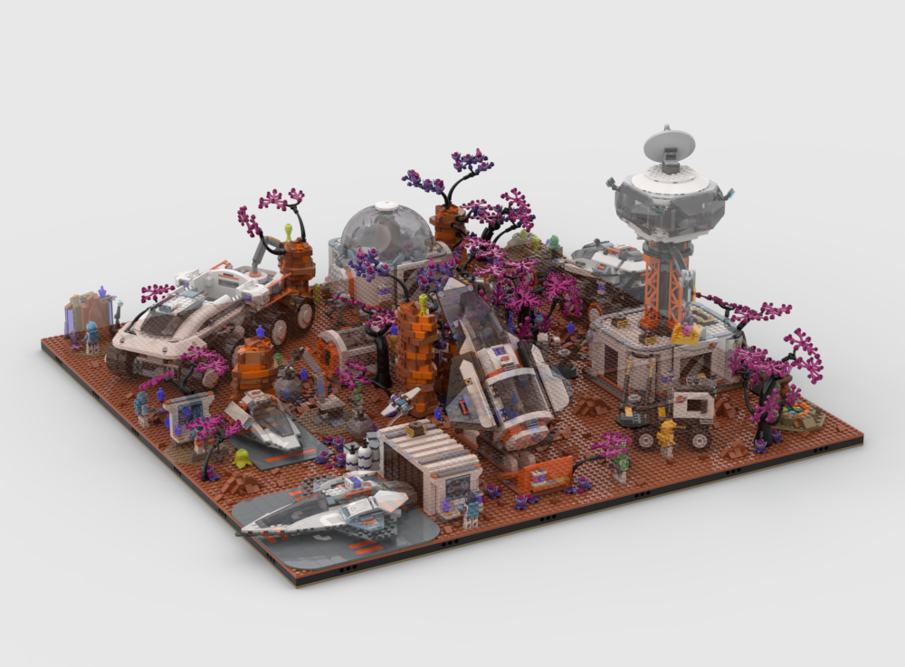 Lego Space Explorer Diorama - Display for 2024 space series