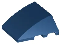 Brick Wedged, Curved 4 x 3 No Studs [Plain]