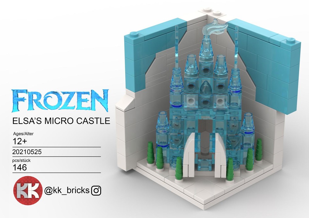 Lego Elsa's Castle Habitat