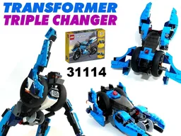 Transformer Triple Changer from LEGO Creator 31114: Superbike