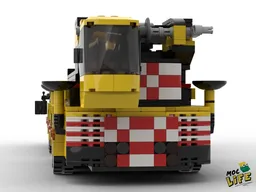 8 wheels crane