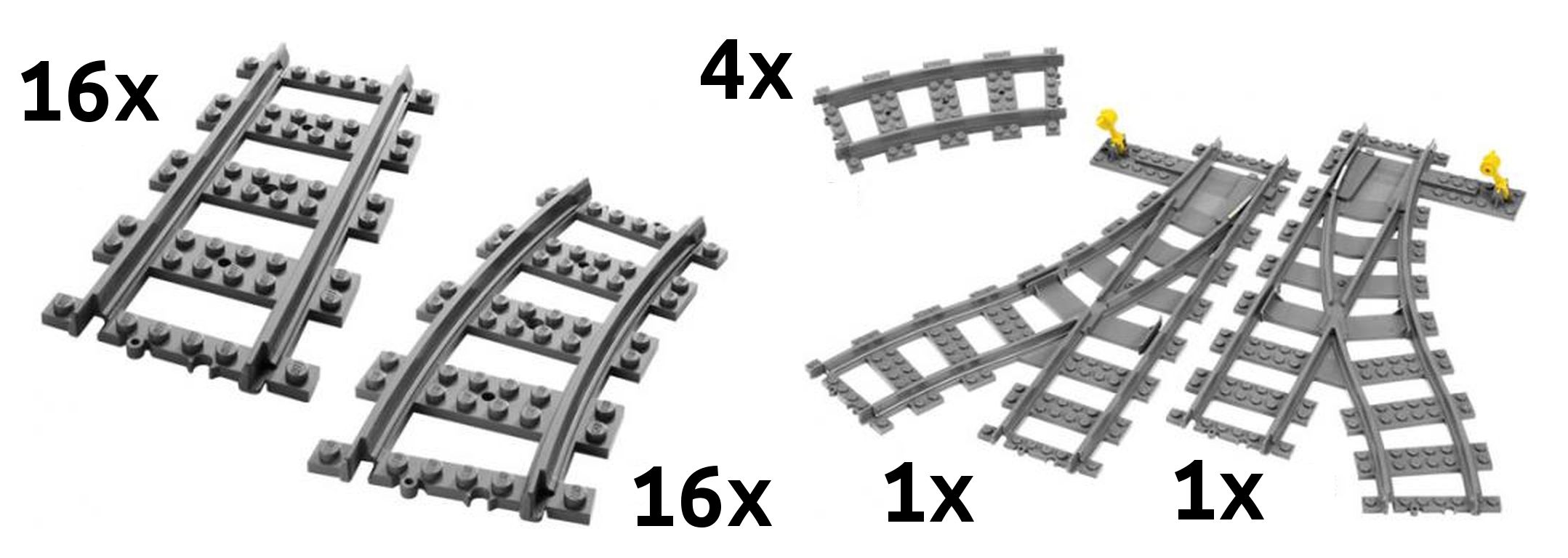 Lego Oval Track for RC Trains