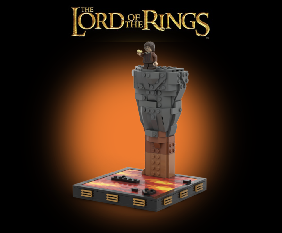 Lego The destruction of The One Ring - LOTR 3/3