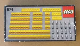 Yellow Beams with Connector Pegs