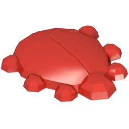 Belville / Scala, Insect, Beetle / Ladybug / Red