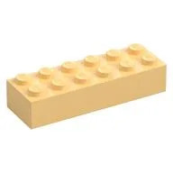 Brick 2 x 6 / Light Yellow