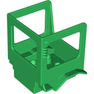 Lego Duplo Backhoe Tractor Cabin / Green