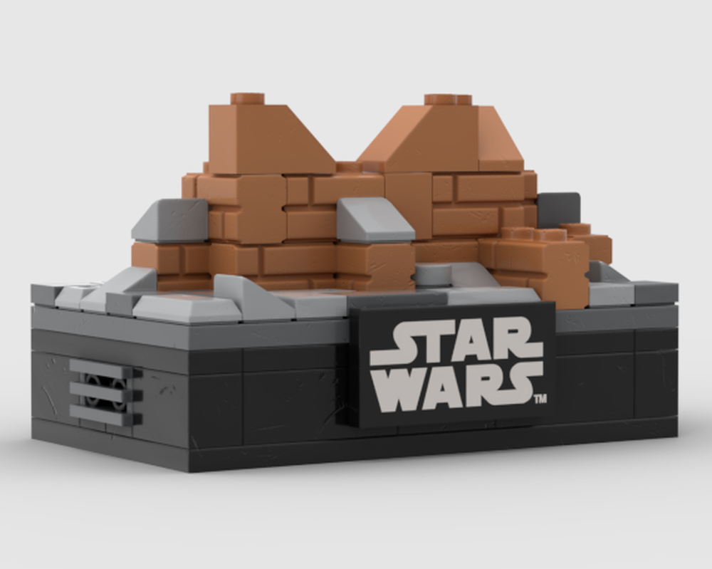 Lego Battle Scene Display for Minifigs