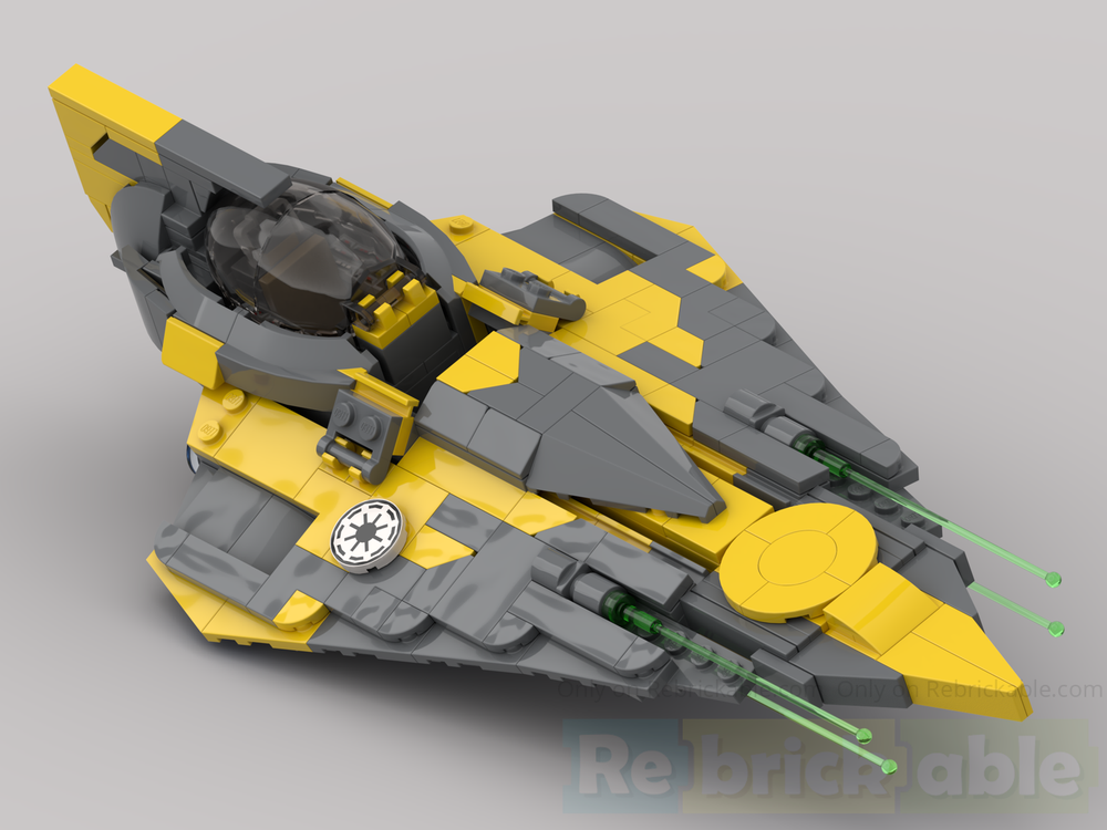Lego Anakin Skywalker's Delta-7B Aethersprite-Class Light Interceptor